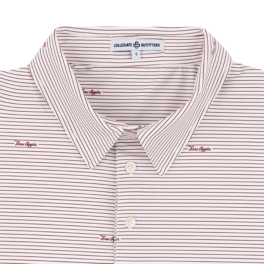 Texas Aggies Collegiate Outfitters Line Break Polo