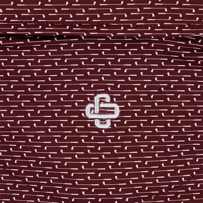 Texas A&M Collegiate Outfitters Golf Club Pattern Polo