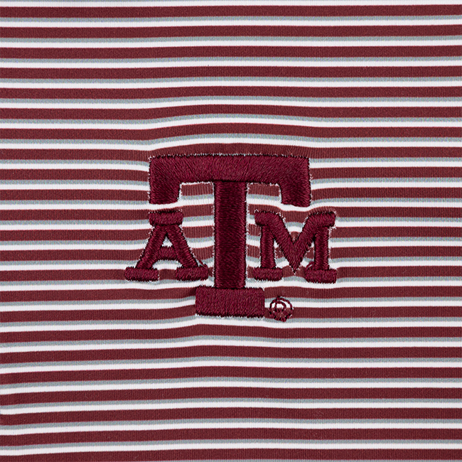 Texas A&M Collegiate Outfitters Toddler Multi Striped Polo