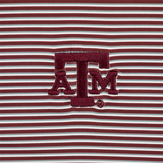 Texas A&M Collegiate Outfitters Youth Multi Striped Polo