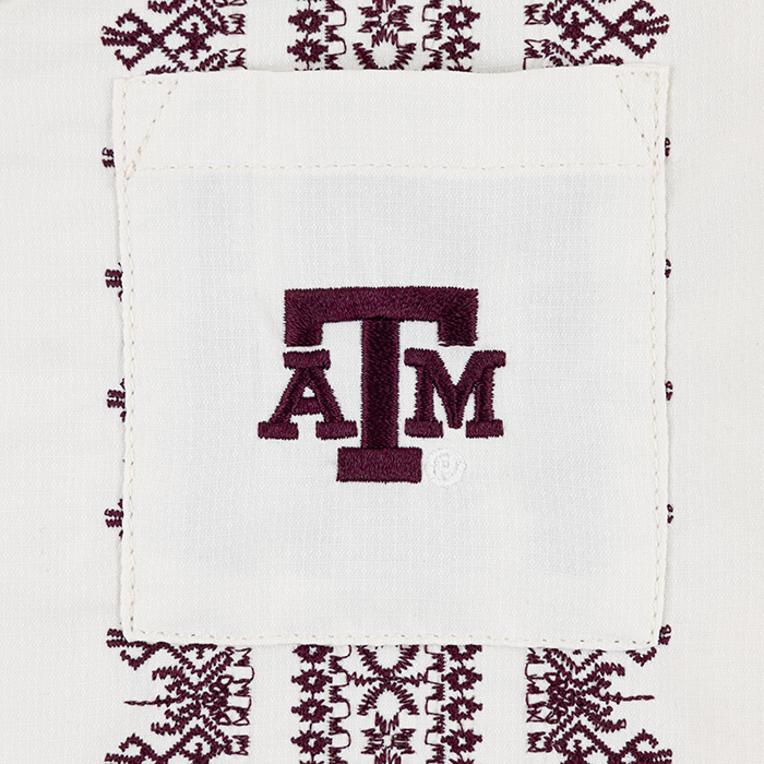 Texas A&M Collegiate Outfitters Guaybera Embroidered Toddler Button Down