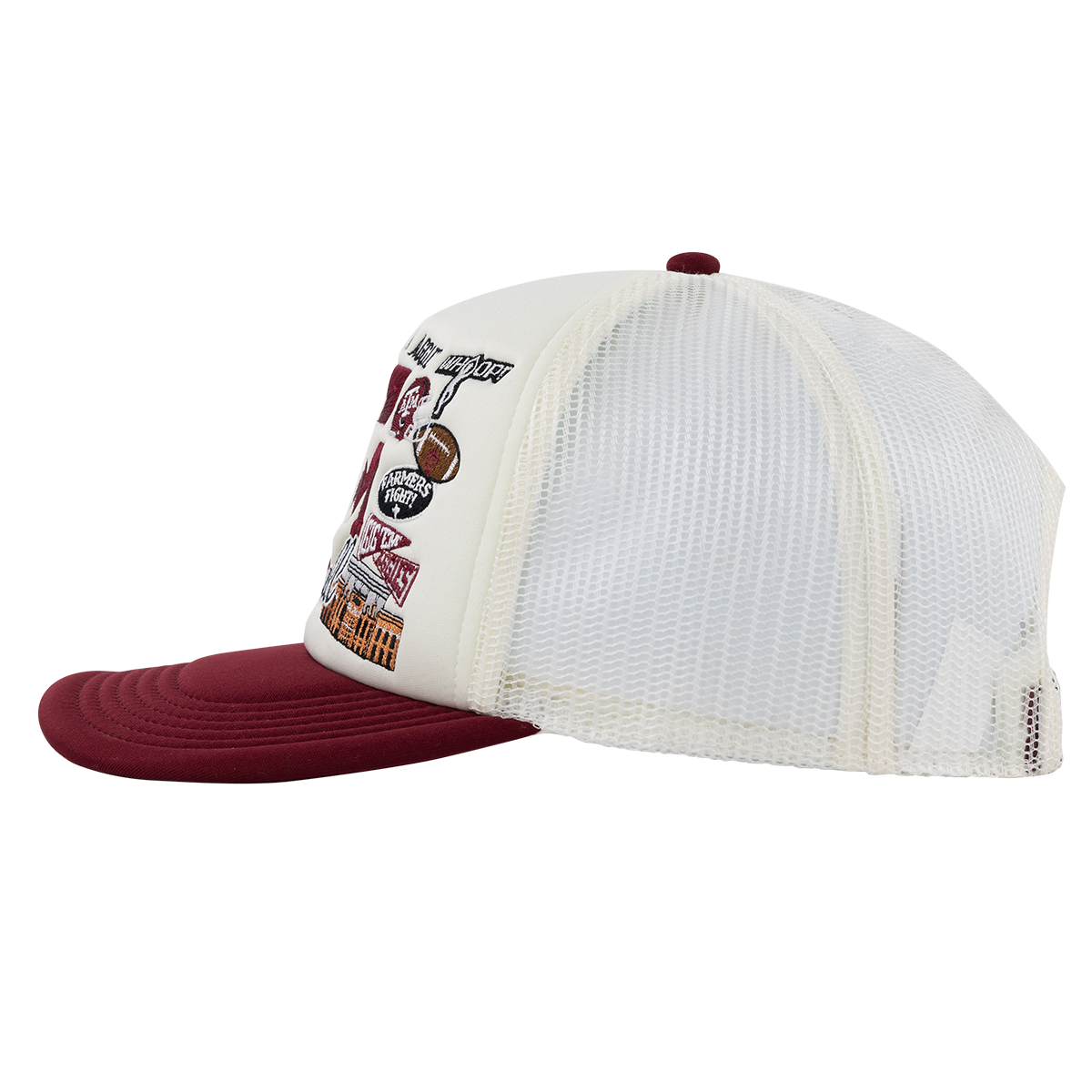 Texas A&M All Over Football Patch Hat