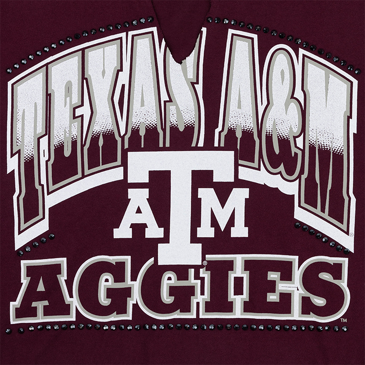 Texas A&M '47 Brand Oversized Notch Neck Tee - Maroon