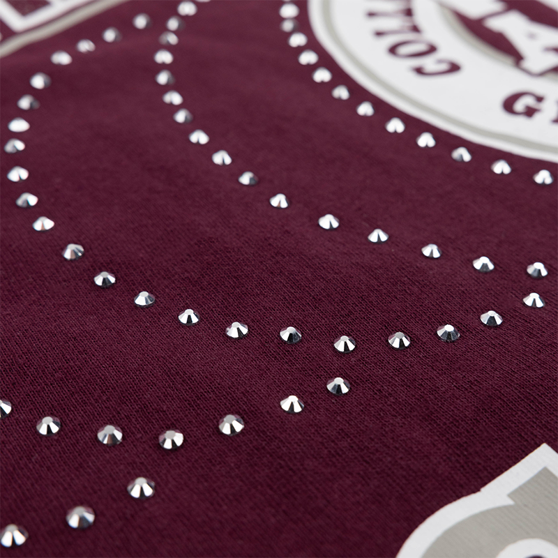 Texas A&M '47 Brand Shimmer Shot Foundation Tee - Maroon