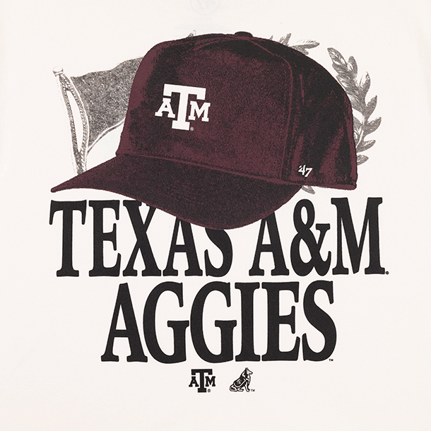 Texas A&M '47 Brand In The Paper '47 Foundation Tee - White