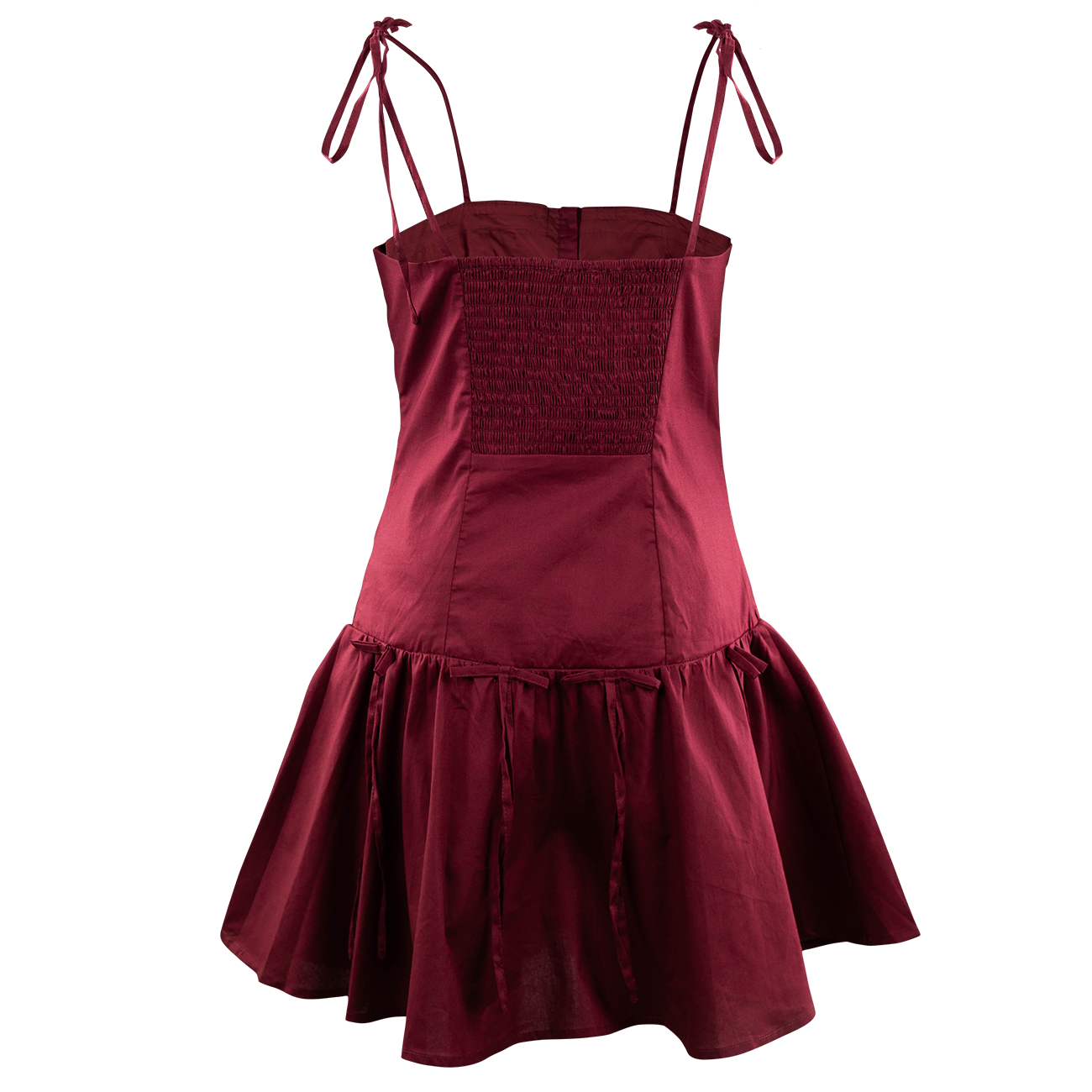 Tide Shoulder Strap Tube Mini Dress with Lace Trim