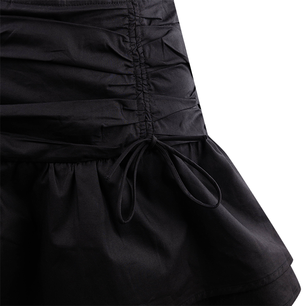 Black Skirt with Bows