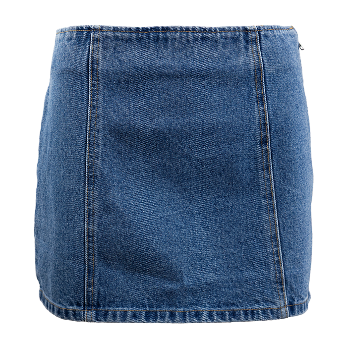 Le Lis Denim Straight Skirt