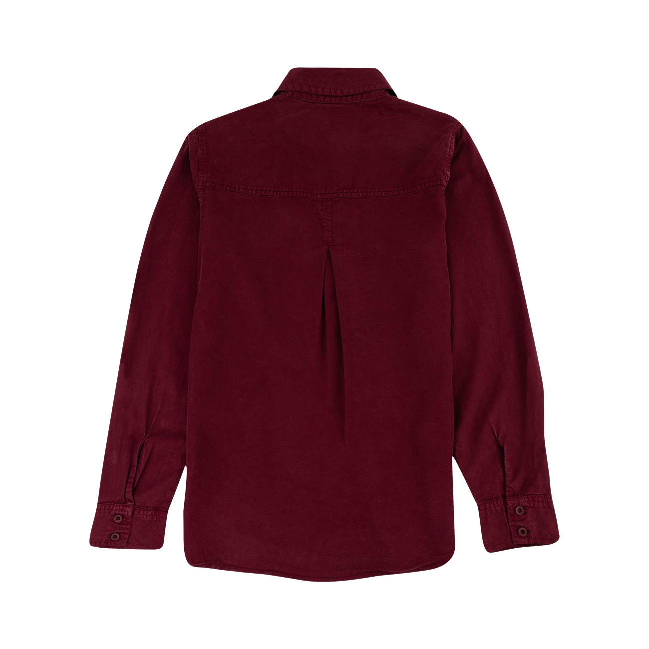 James Bordeaux Button Down Blouse