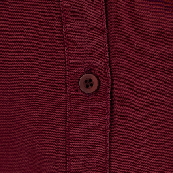 James Bordeaux Button Down Blouse