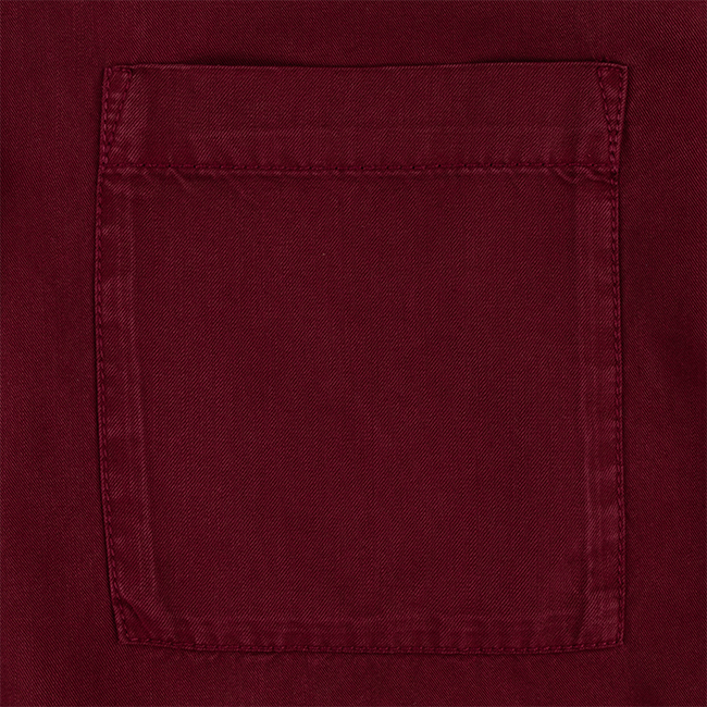 James Bordeaux Button Down Blouse