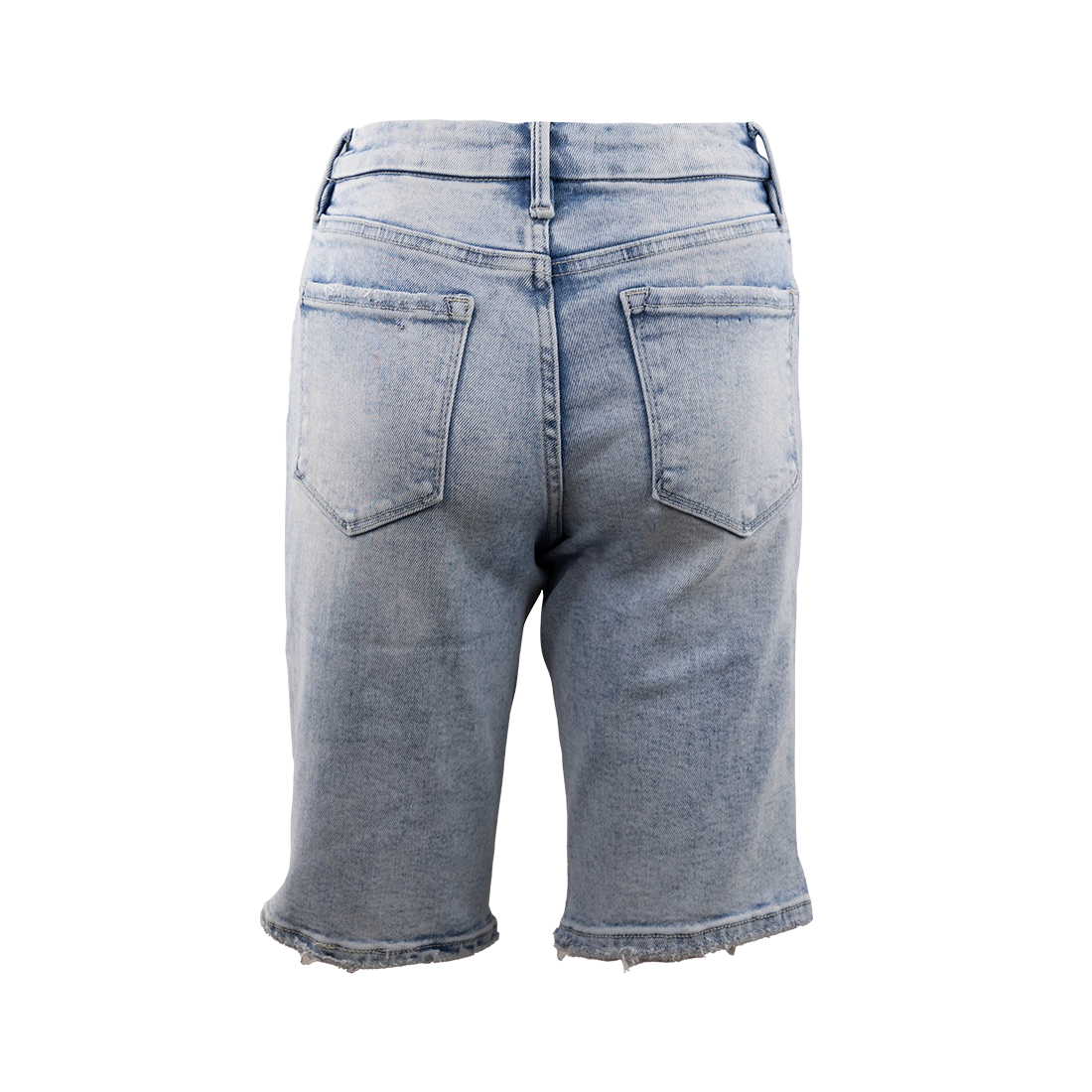 High Rise Bermuda Shorts