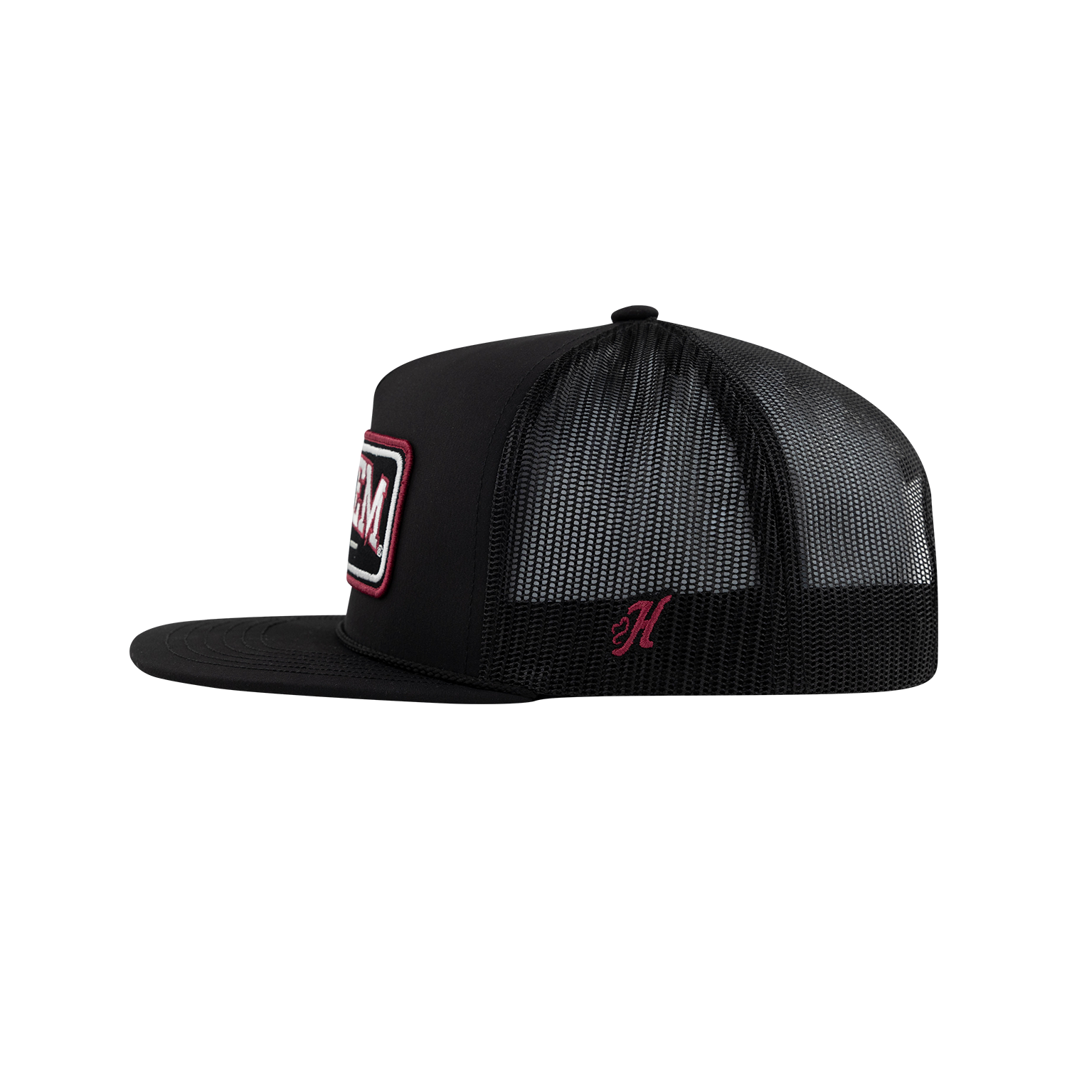 Texas A&M Gig 'Em Youth Patch Black Snapback