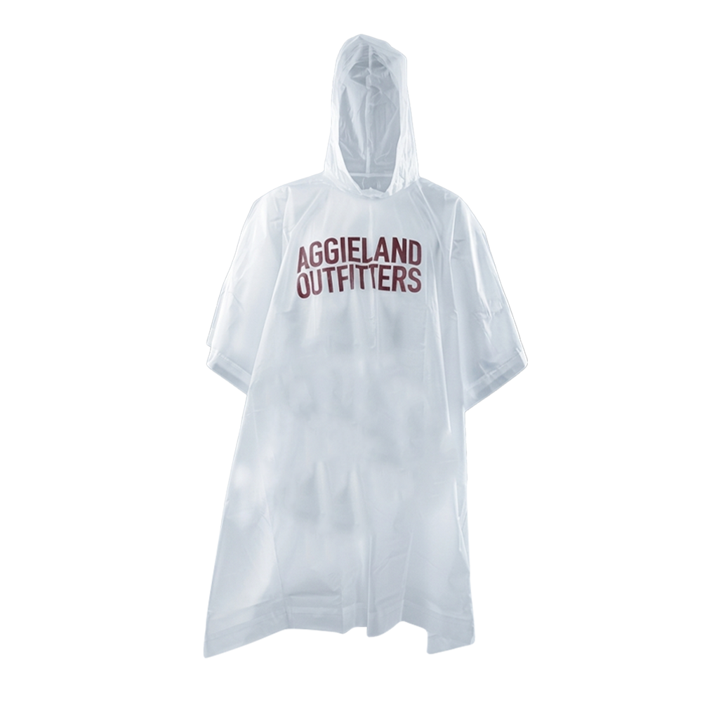 Collegiate Outfitters Clear Rain Poncho
