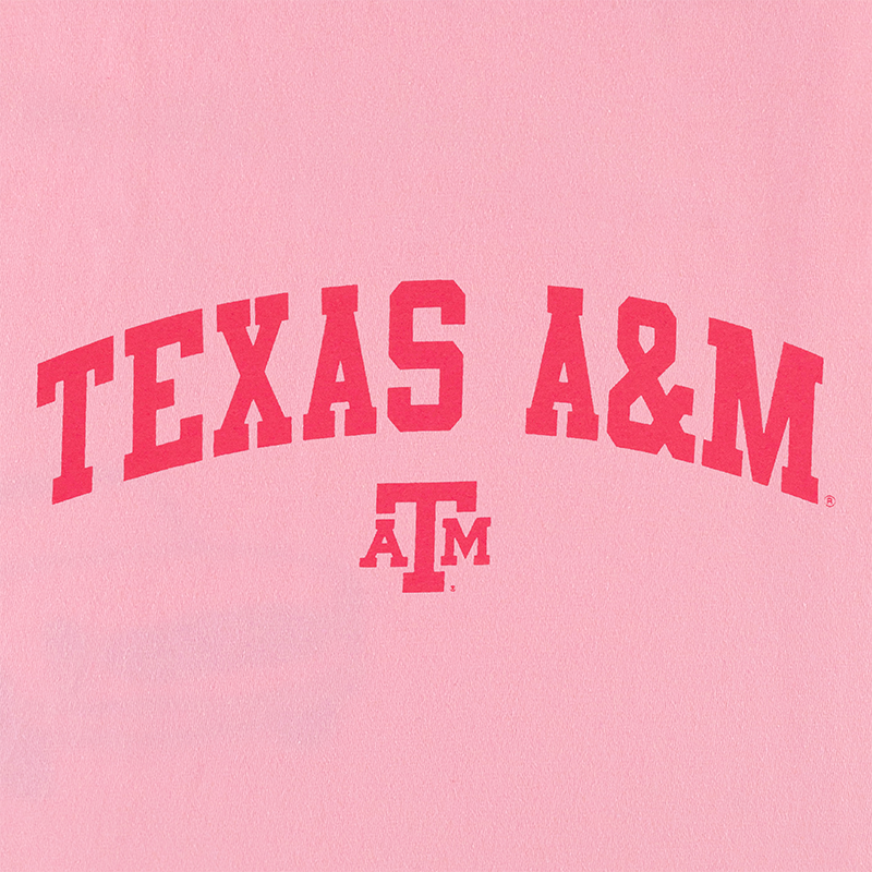 Texas A&M Comfort Wash Pink Tonal T-Shirt