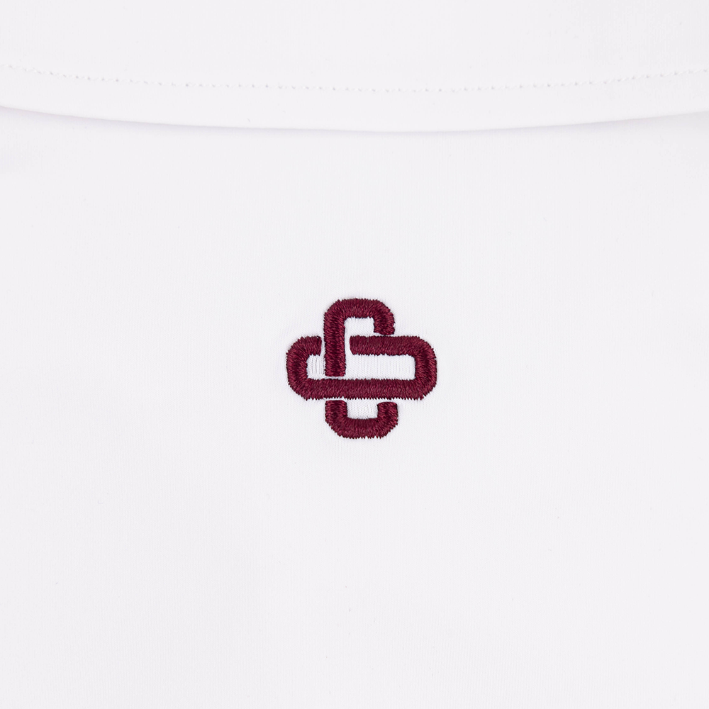 Script Texas A&M Collegiate Outfitters White Polo