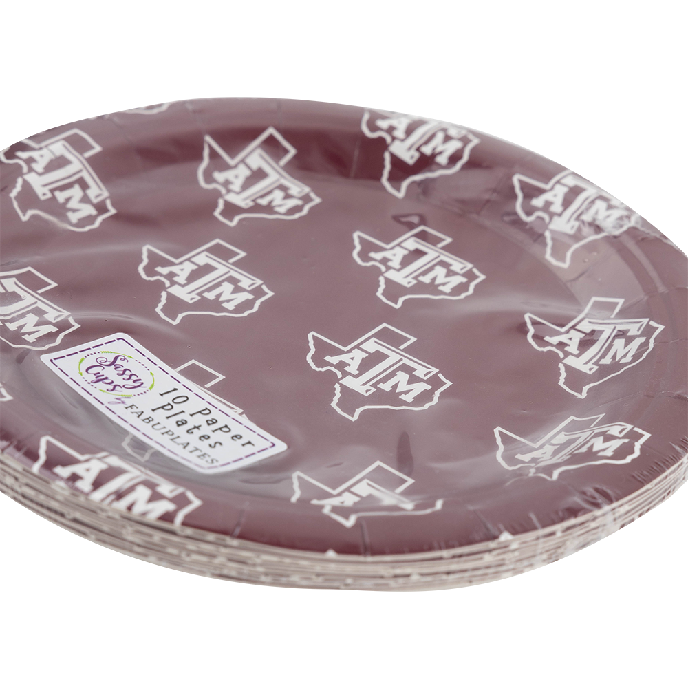 Texas A&M Lonestar All Over 7 Inch Dessert Plates