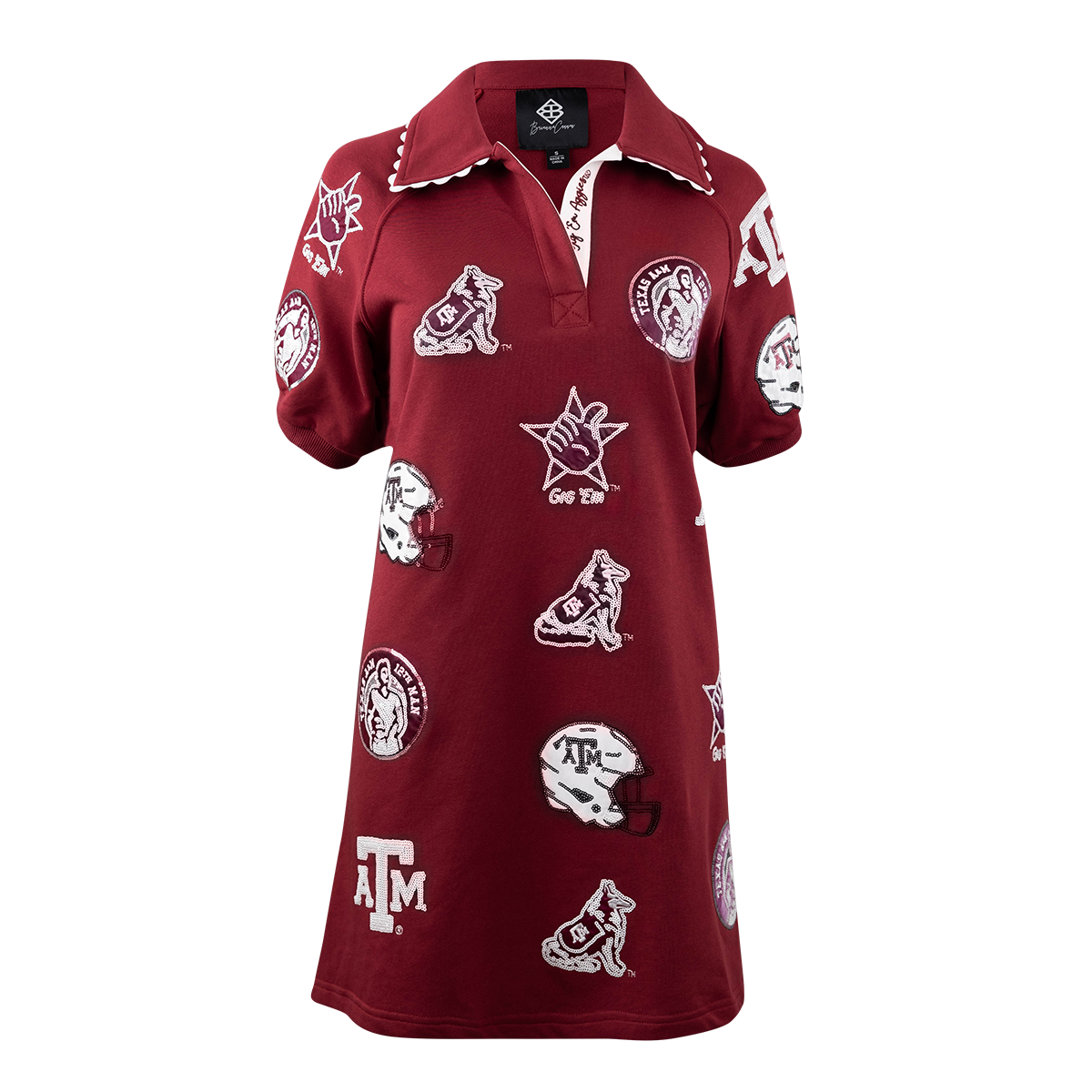 Texas A&M Brianna Cannon Logo Patch Dress