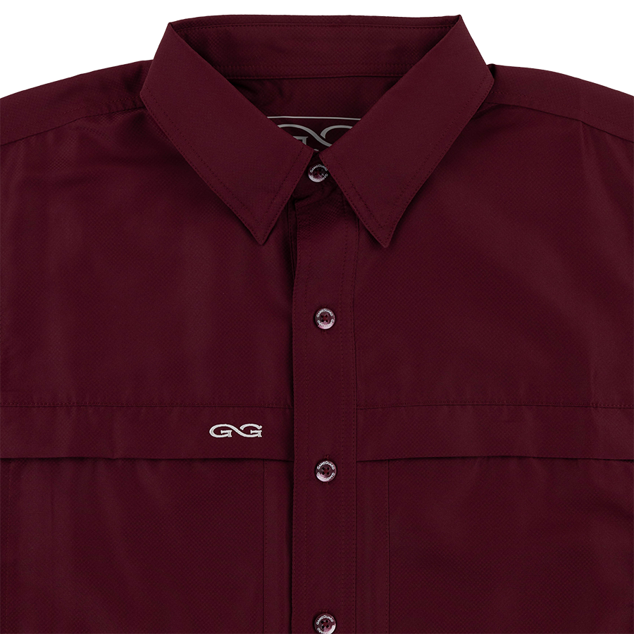 Maroon GameGuard Button Down Shirt