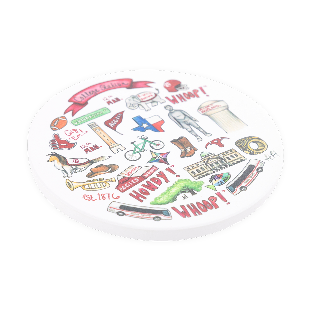 Texas A&M Collage Coaster