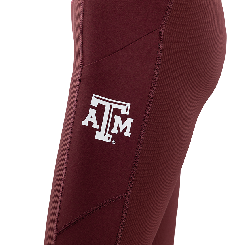 Texas A&M Green RIB Pocket Legging
