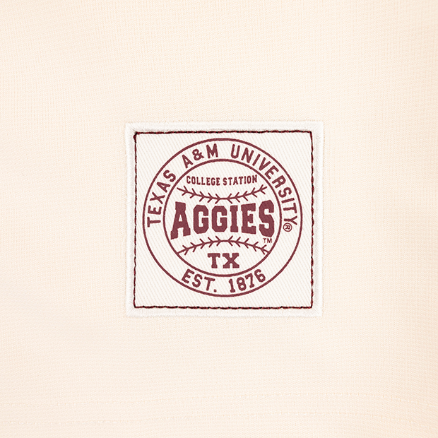 Texas A&M Colosseum Youth Baseball Jersey - Beige