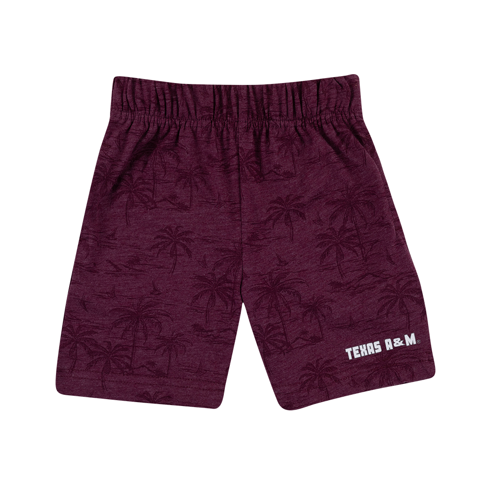 Texas A&M Colosseum Maroon Toddler Tropical Set