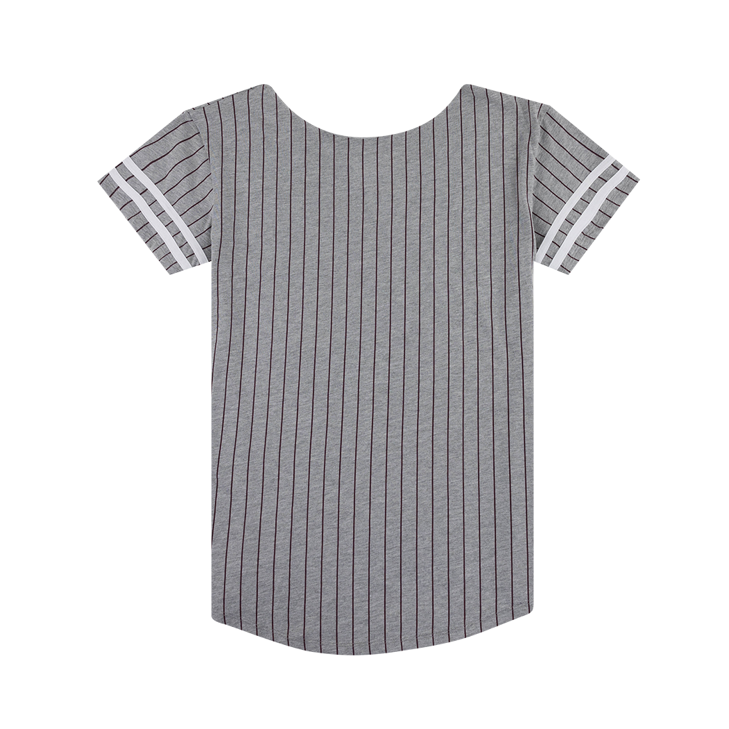 Texas A&M Grey Striped Baseball Dress