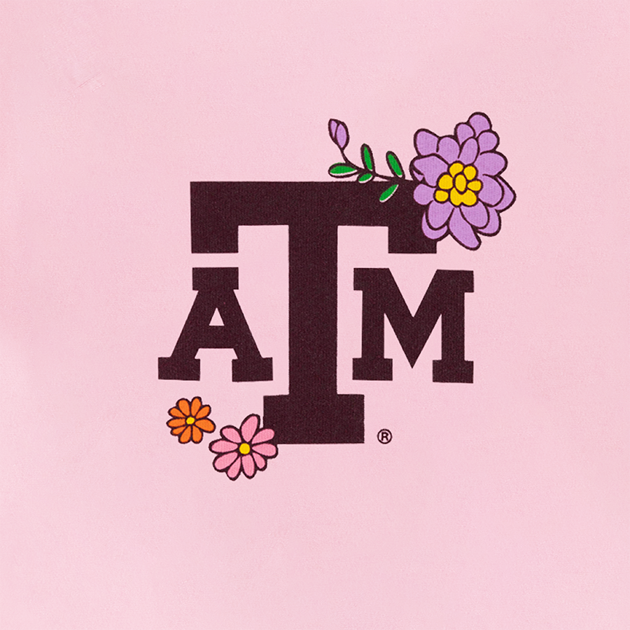 Floral Texas Aggie Mom T-Shirt