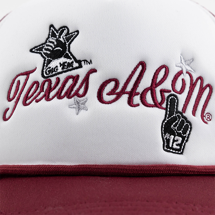 Script Texas A&M Gameday Social Victory Trucker Hat