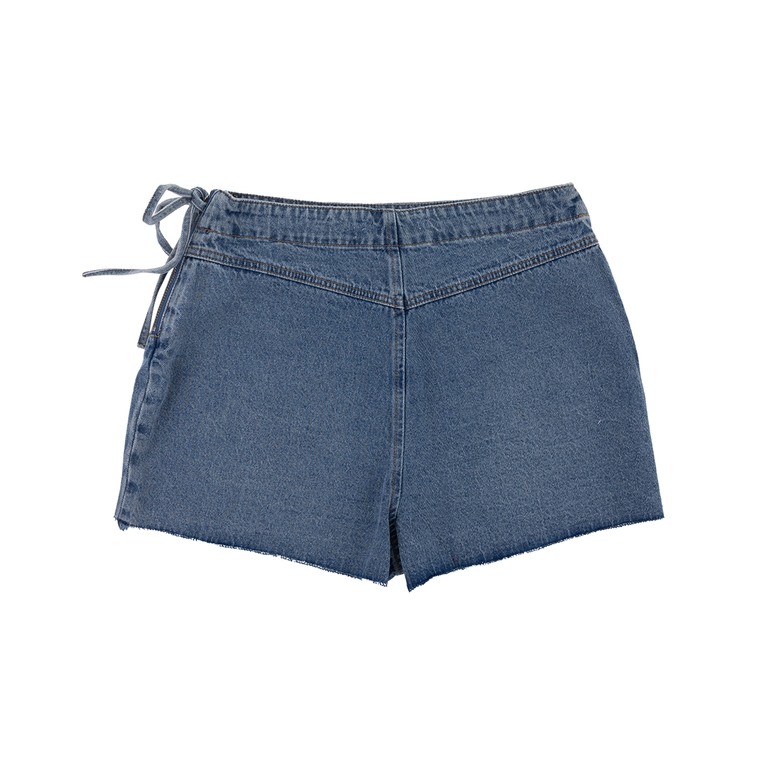 Collegiate Outfitters Crossover Tie Denim Skort