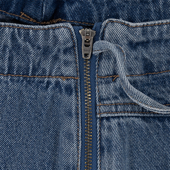 Collegiate Outfitters Crossover Tie Denim Skort