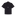 A black short-sleeve work shirt shown from the back, featuring a small white triangular logo patch centered on the upper back and a small white logo on the left sleeve, set against a plain white background.