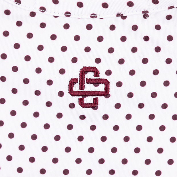 Collegiate Outfitters Reveille Polka Dot Toddler Dress