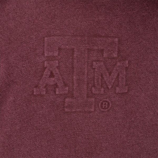 Texas A&M Embossed Washed Hoodie