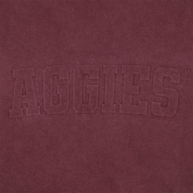 Texas A&M Embossed Washed Hoodie