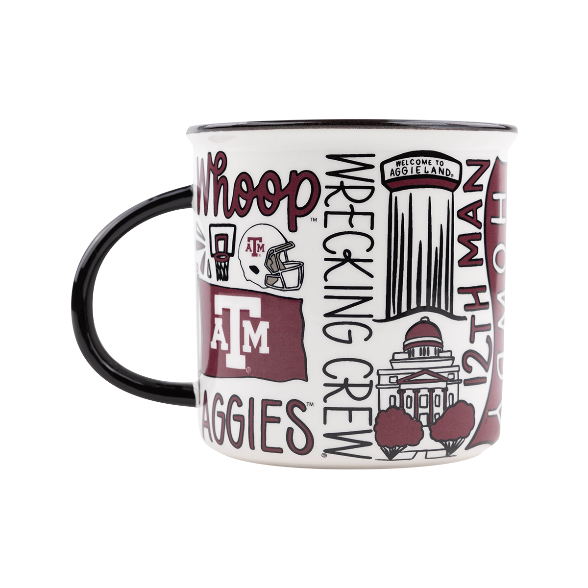 Texas A&M Aggies Glory Haus Collage Mug