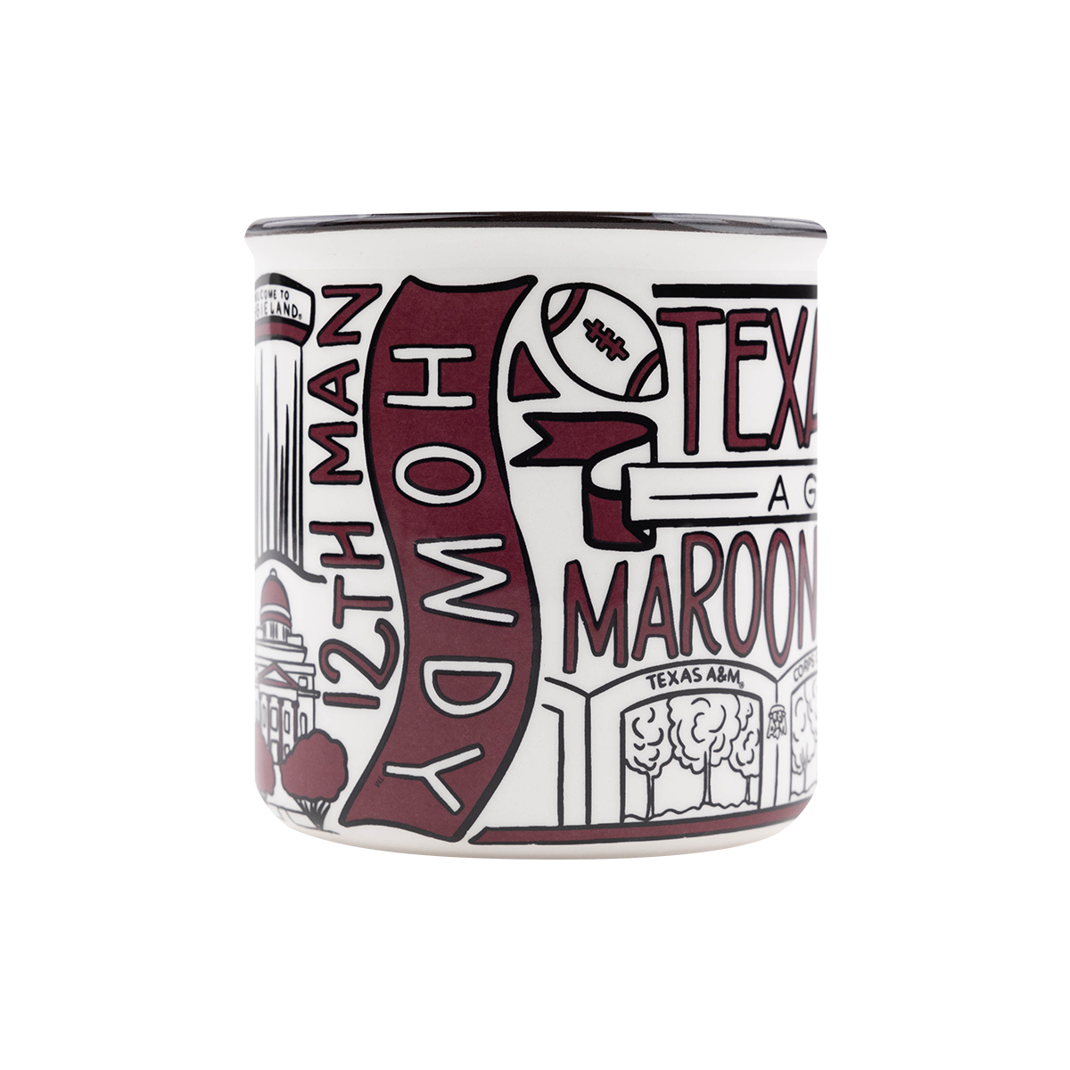 Texas A&M Aggies Glory Haus Collage Mug
