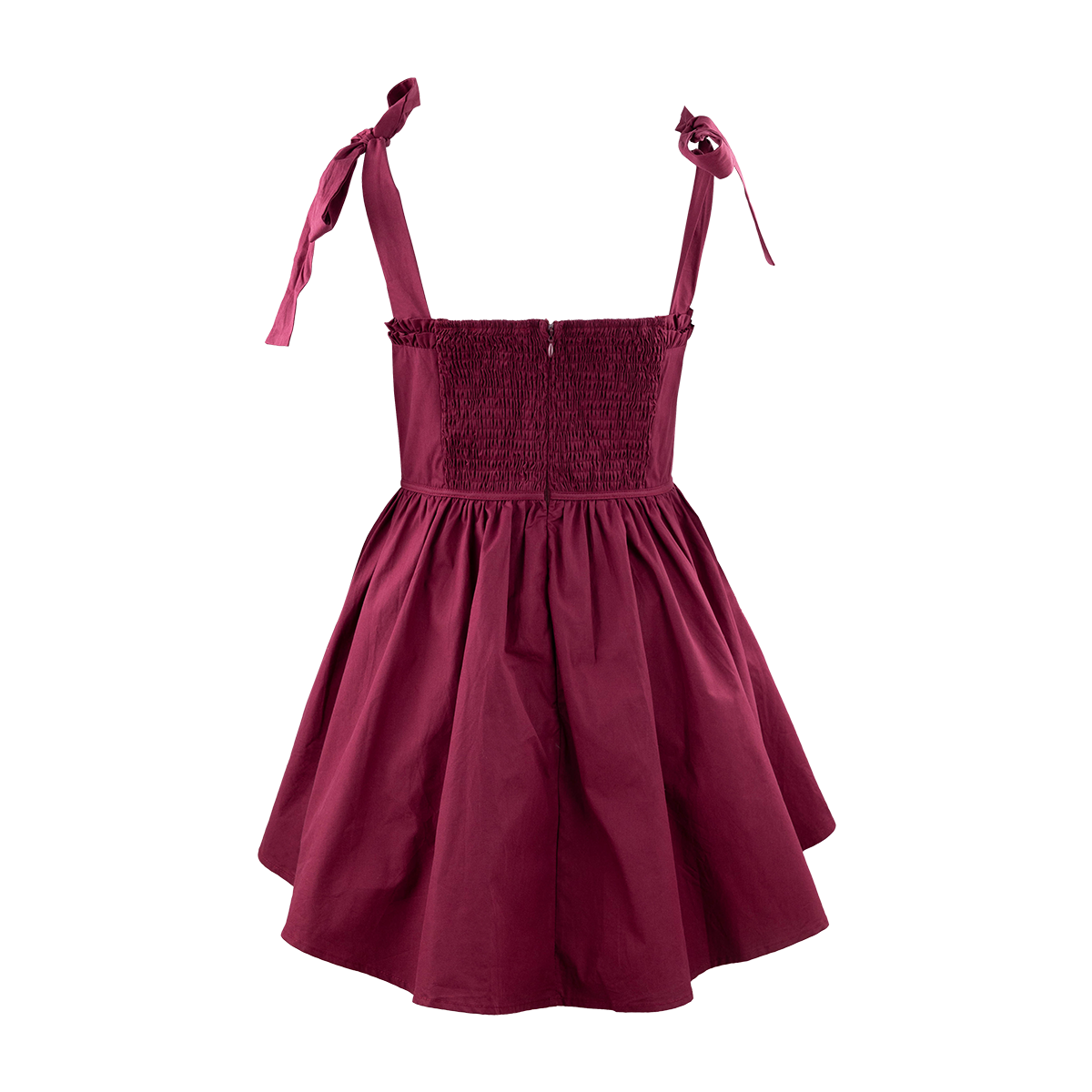 Baby Pink Ruched Bodice Mini Dress