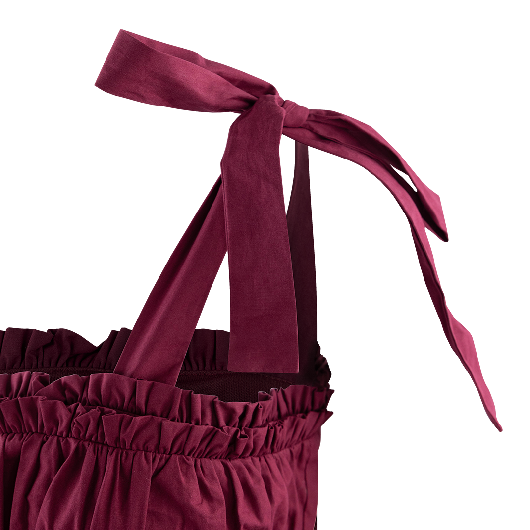 Baby Pink Ruched Bodice Mini Dress