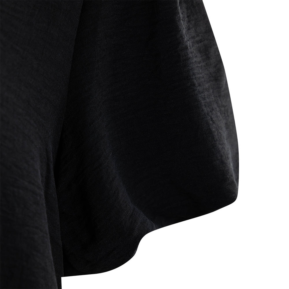 Black Puff Sleeve Dress