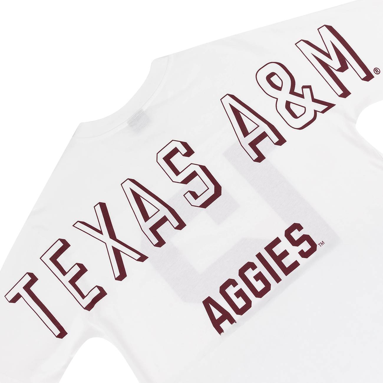 Texas A&M Hype & Vice Oversized Football Tee