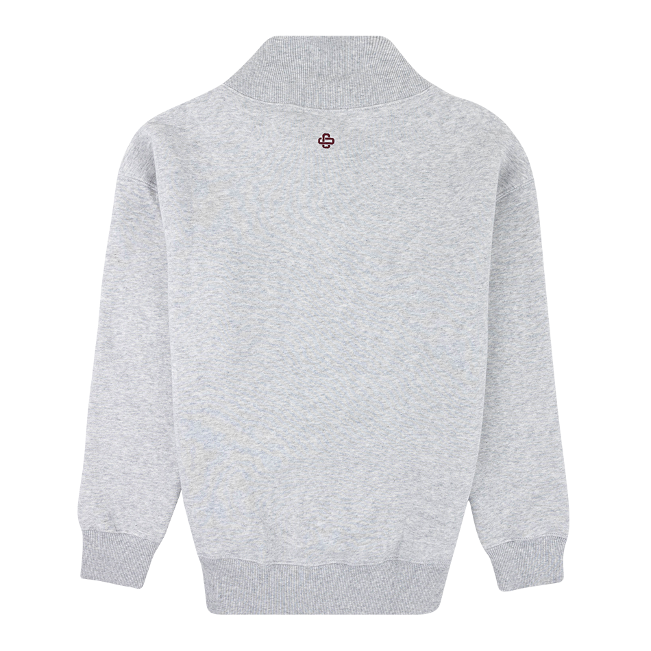 Aggies Gray Mock Neck Sweatshirt - Aggieland Outfitters Aggies Gray Mock Neck Sweatshirt - Aggieland Outfitters