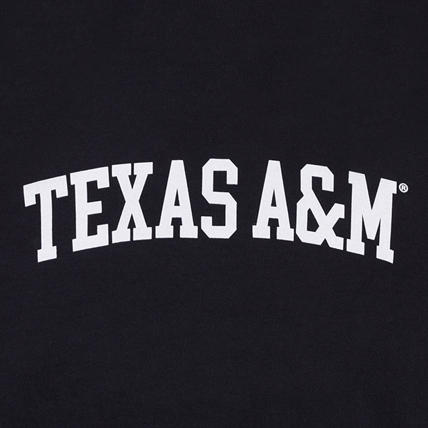 Texas A&M Collegiate Outfitters Black Arched Crewneck