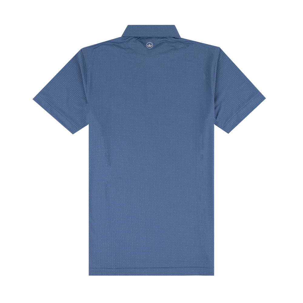 Texas A&M Peter Millar Alder Performance Polo - Blue