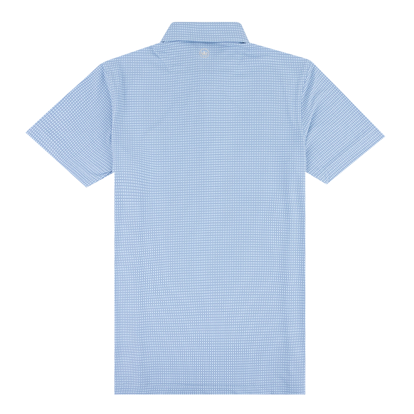 Texas A&M Peter Millar Ponte Jersey Polo - Blue