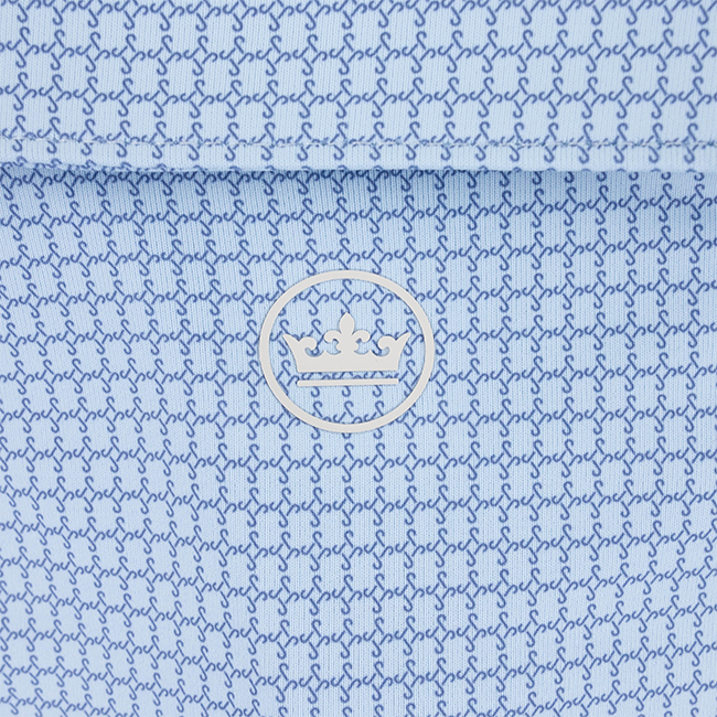 Texas A&M Peter Millar Ponte Jersey Polo - Blue