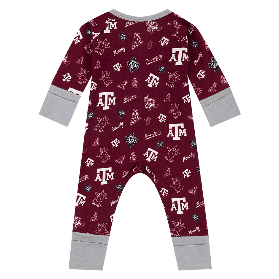 Texas A&M Aggies infant Zippy One Piece