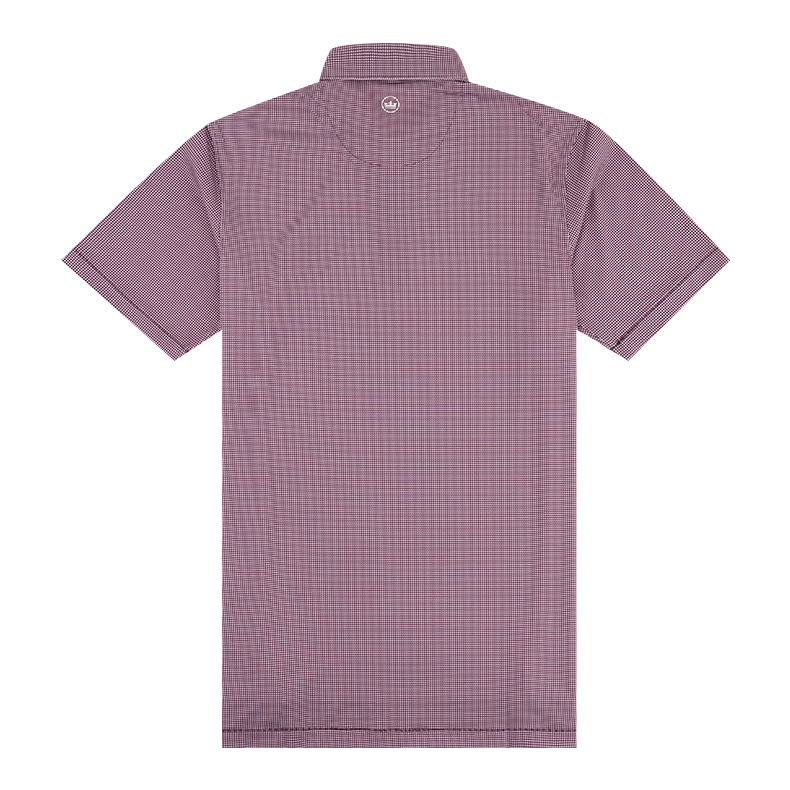 Texas A&M Peter Millar Pattern Performance Polo - Maroon