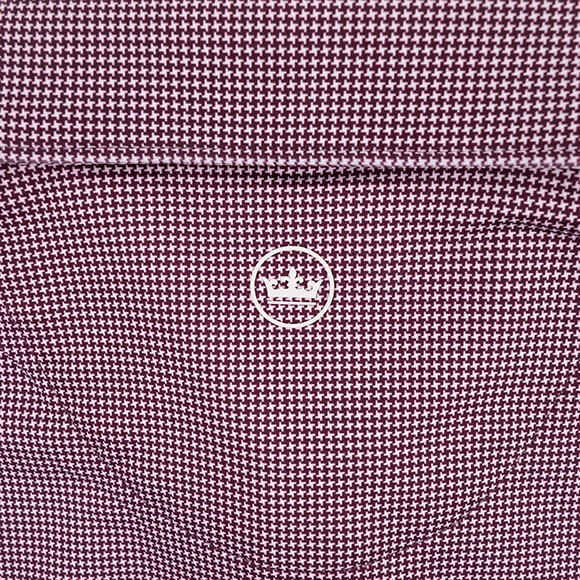 Texas A&M Peter Millar Pattern Performance Polo - Maroon